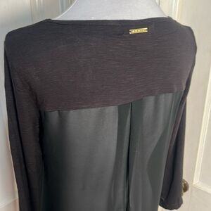 Sexy Michael Kors Sheer Back 3/4 Sleeve Tee - Women's Small - Super soft! Fall!